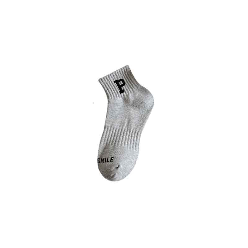 6 Pairs Solid Crew Socks for Women
