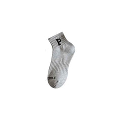 6 Pairs Solid Crew Socks for Women