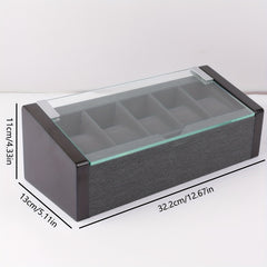 Vintage Watch Box with Sunroof & Five Display Boxes