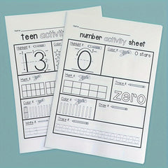 Number Tracing Book for Kids, Math Workbook with Drawbar