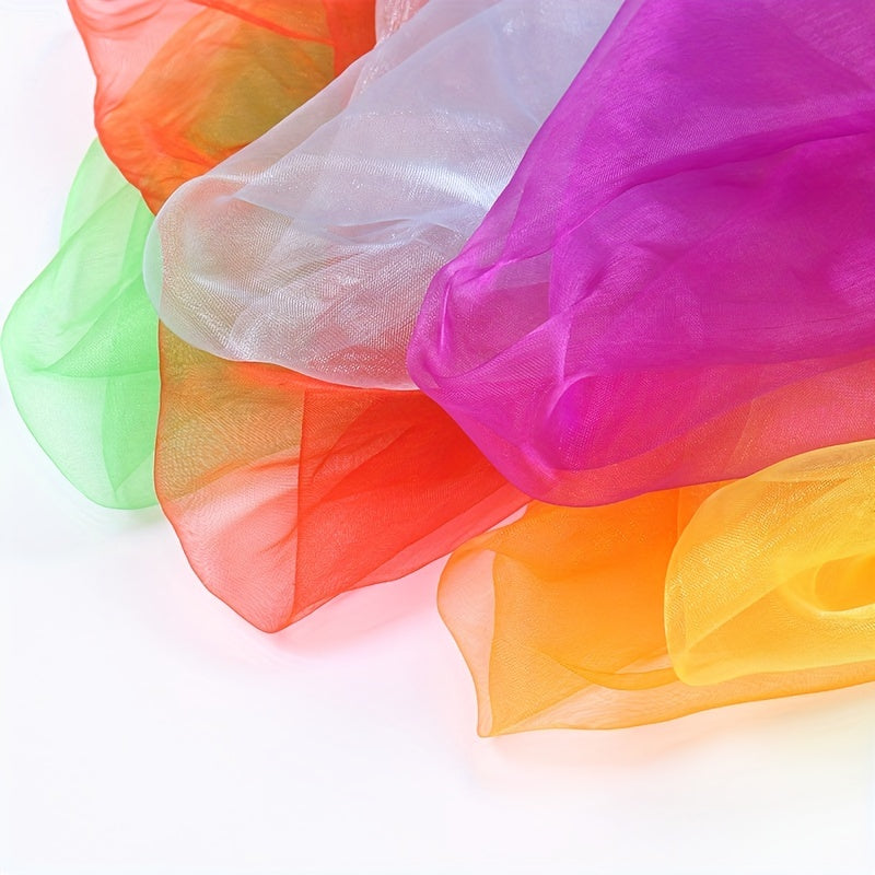 Chiffon Nylon Scarf Handkerchief for Performance Dancing