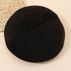 Solid Classic Beret Winter Warm Ladies Beanie French Style Hat