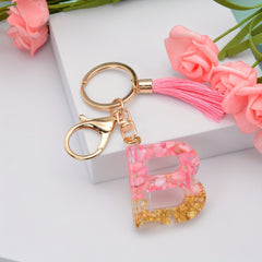 Letter Key Chain for Schoolbag Purse Wallet & Car Key Decor