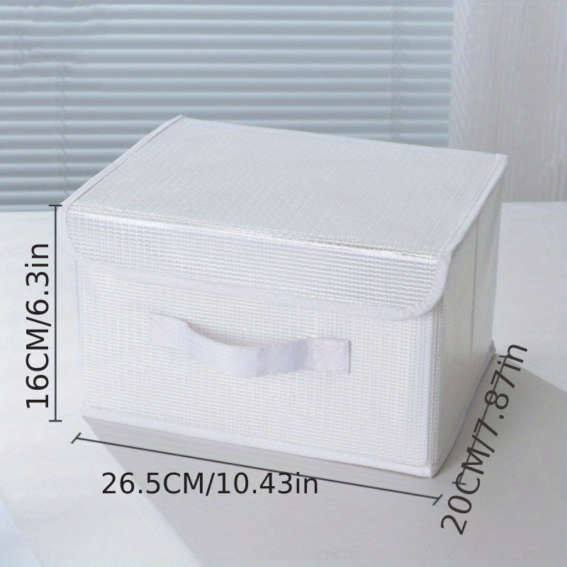 1 Pc Storage Box Lightweight Organizer With Cover Clothes Container