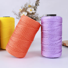 100g Crochet Yarn Braided Nylon Cord Rope DIY Jewelry Making Findings