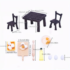Dollhouse Simulation Food Play Set