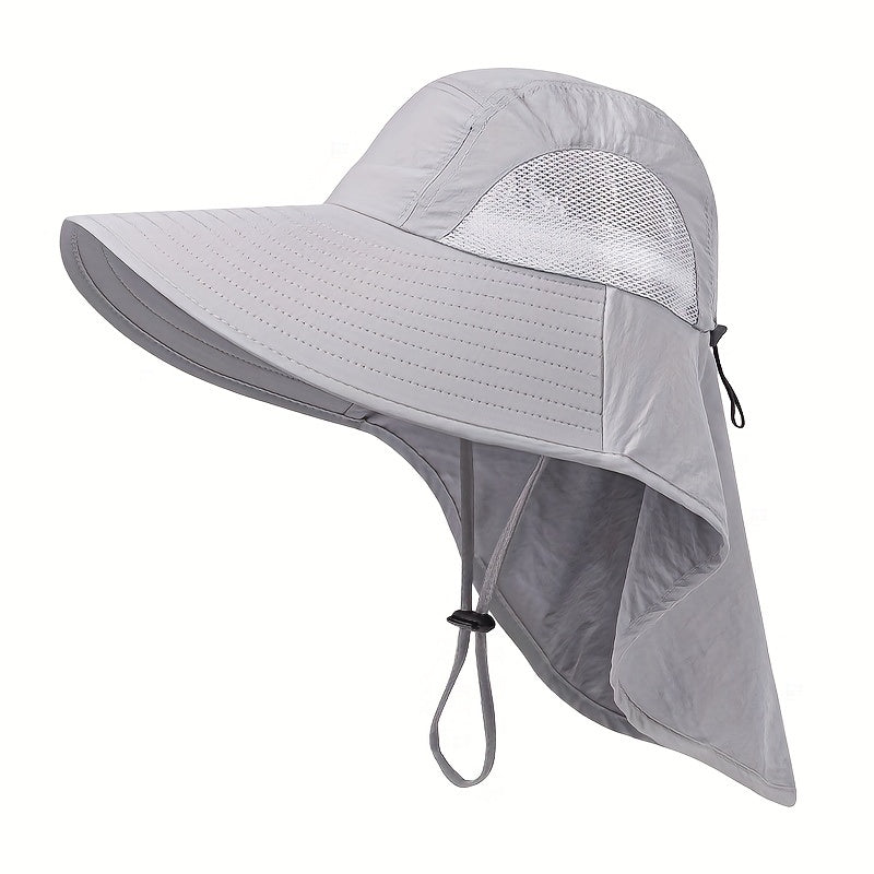 Mesh Boonie Hat with Neck Flap for Outdoor Activities