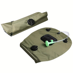 5 Gallon Solar Heated Camping Shower Bag Portable Bath Bag with Removable Hose