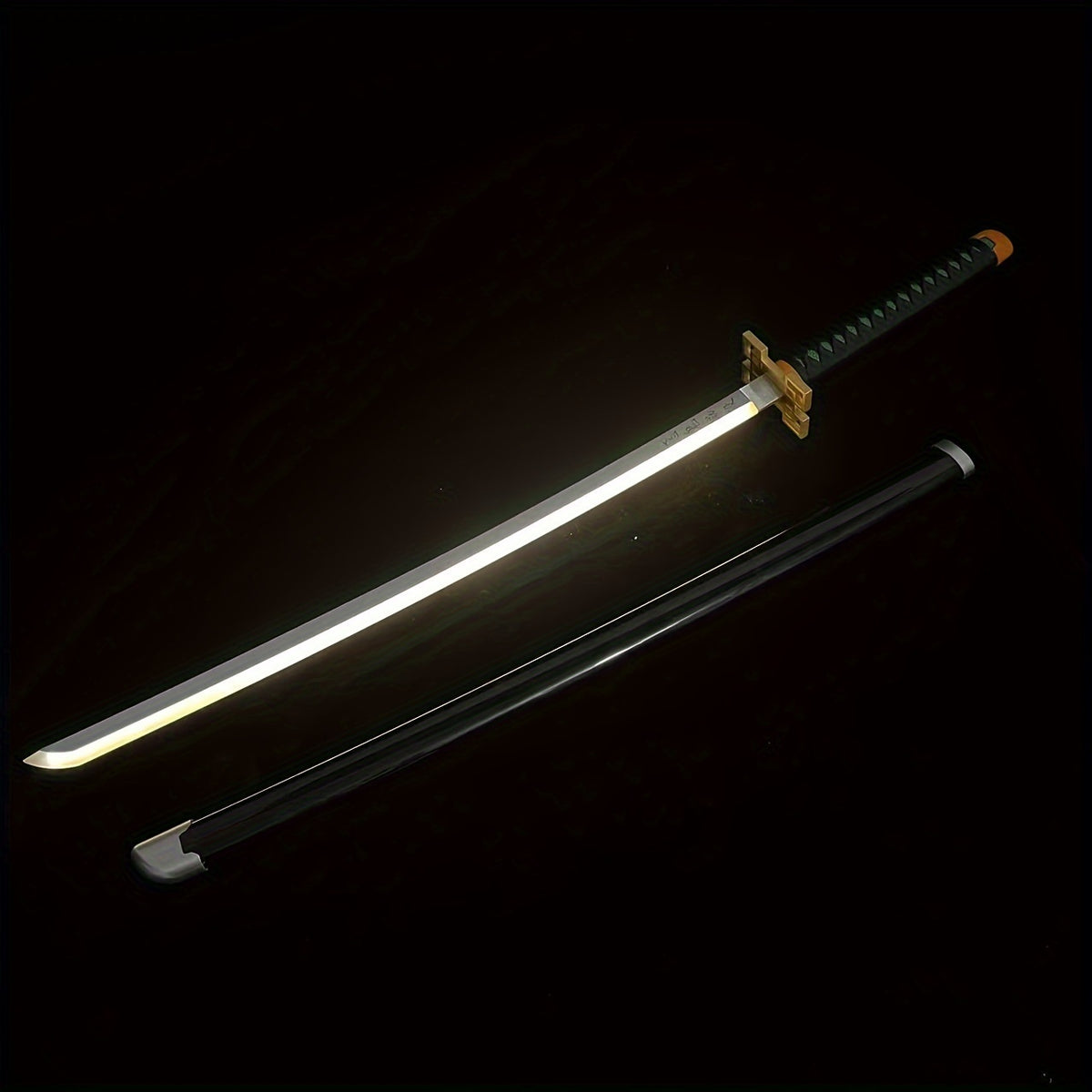 Katana Sword With Lights USB Charging Anime Sword Halloween Cosplay
