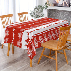 Polyester Tablecloth Merry Christmas Table Cover