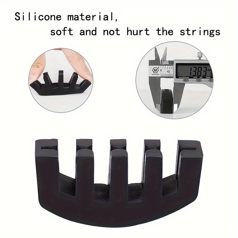 Violin Mute Soft Silicone Effectively Reduces Noise Comfortable Feel
