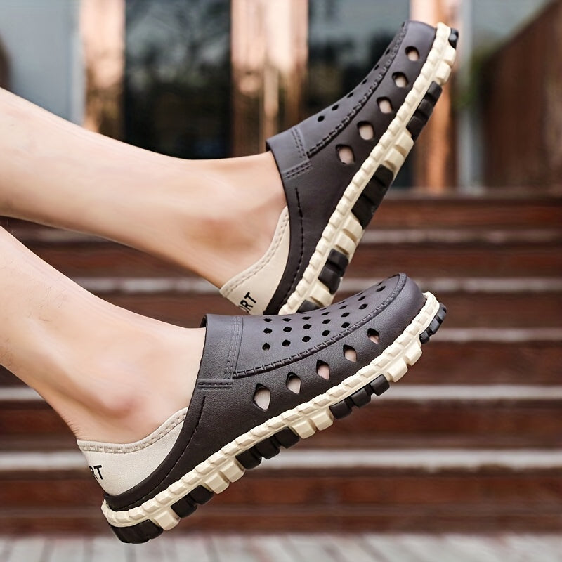 Men's Lightweight Comfy Clogs Non Slip Garden Shoes Summer