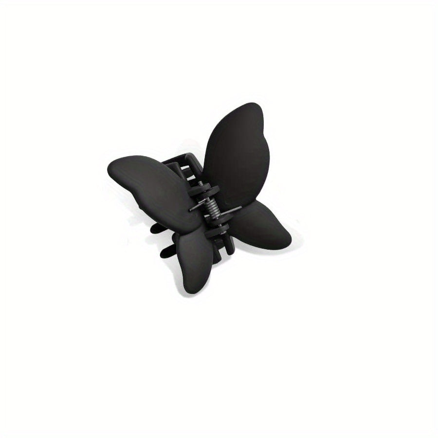 Butterfly Hair Claw Solid Banana Clip Non Slip Hair Styling Accessory