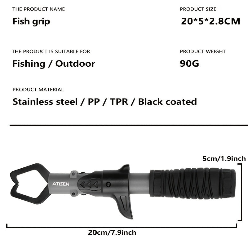 2pcs Fishing Pliers Plastic Handle Stainless Steel Fish Controller
