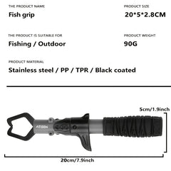 2pcs Fishing Pliers Plastic Handle Stainless Steel Fish Controller