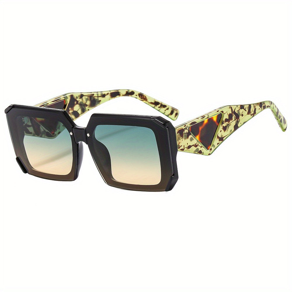 Y2K Square Sunglasses Hip-hop Gradient UV400