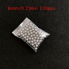 100pcs 5mm & 6mm Carbon Steel Beads for Bicycle Bearings