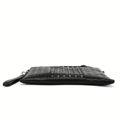 Gothic Skull Rivet Studded Crossbody Bag Y2K Punk Shoulder Bag