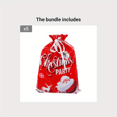 Christmas Halloween Drawstring Candy Bag Set for Retail Stores Boutique