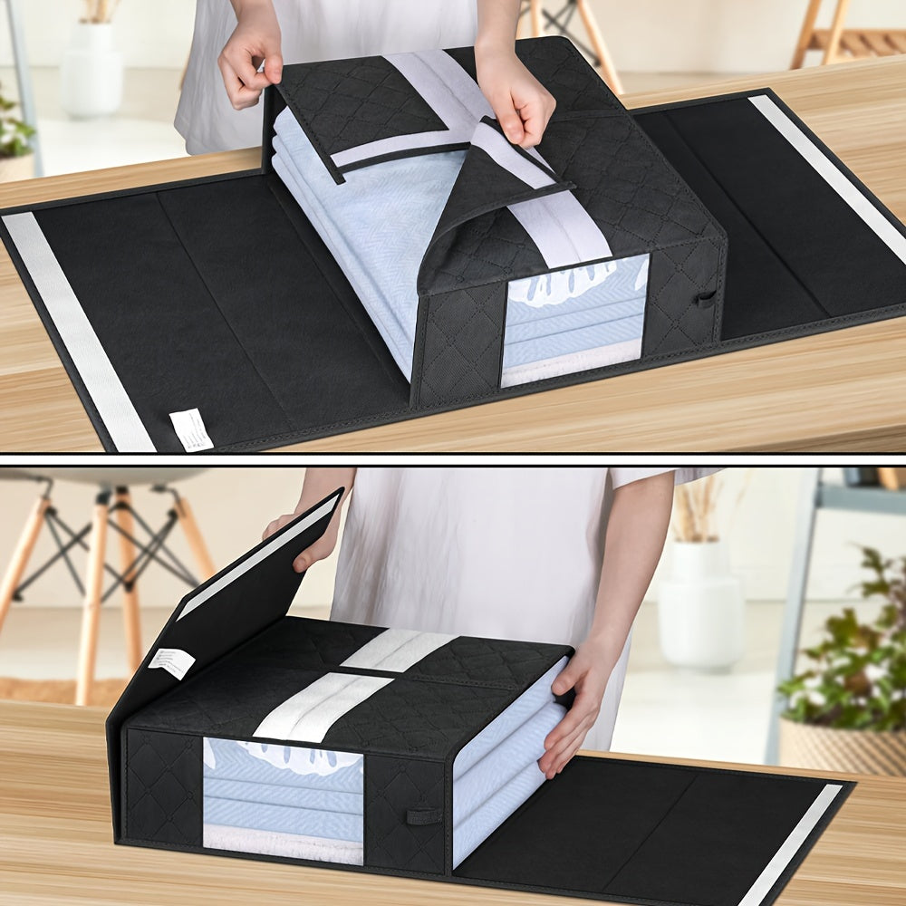 3pcs Foldable Quilts Bed Sheet Storage Box Large Capacity