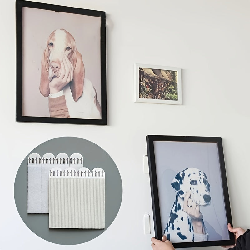 12pcs Double Sided Adhesive Strips for Non Destructive Hanging