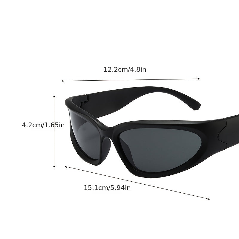 Irregular Frame Sports Sunglasses UV Protection