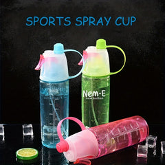 600ml Portable Spray Water Cup for Outdoor Sports