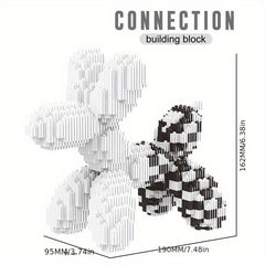 Balloon Dog Building Block Set - Festive Home Decor Gift