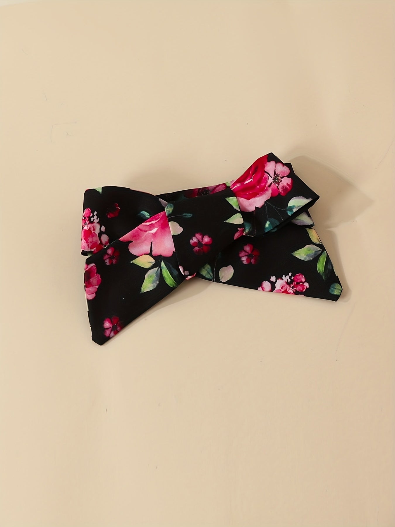 2pc Baby Girls Floral Print Dress & Headband Set Clothes