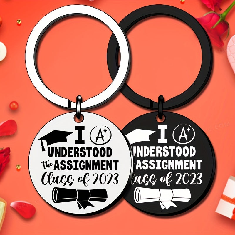 Class Of 2022 Graduation Key Chain Inspirational Gift For Men and Women