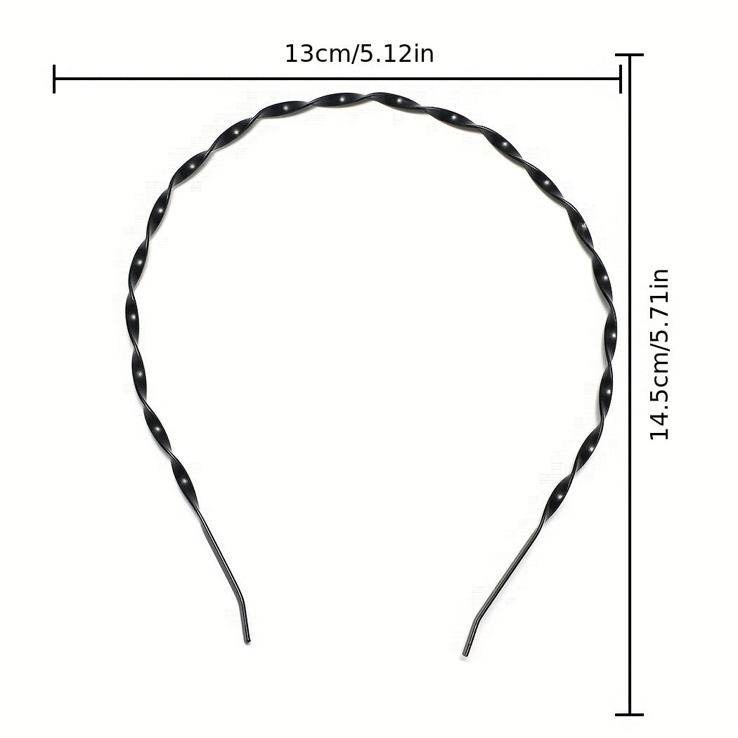 4pcs Men's Invisible Sports Headband Hair Accessories