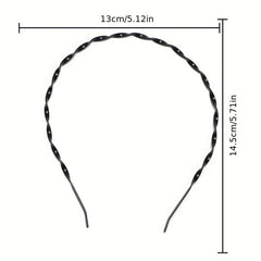 4pcs Men's Invisible Sports Headband Hair Accessories