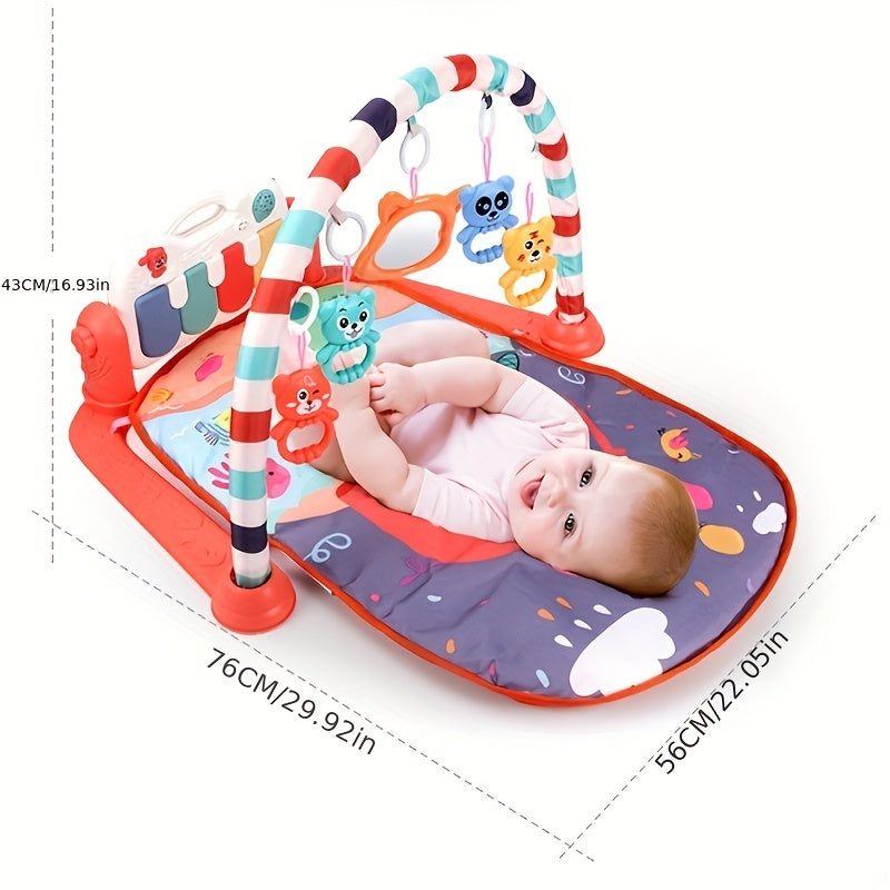 Baby Gym Activity Center With Colorful Baby Toys Keyboard Musical Baby Play Gym