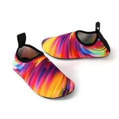 Women's Beach Wading Shoes Colorful Slip On Quick Drying Aqua Shoes