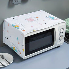 Cartoon Microwave Dust Cover Kitchen Oven Cover Towel Home Textile Decoration