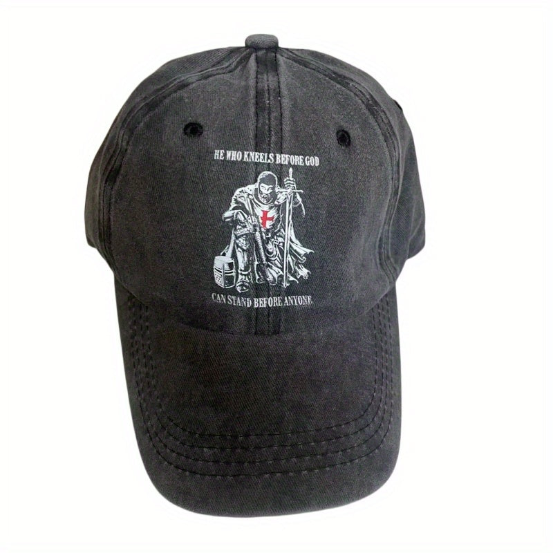 Warrior Vintage Baseball Cap Distressed Dad Hat Unisex Adjustable Couple Sun Hat