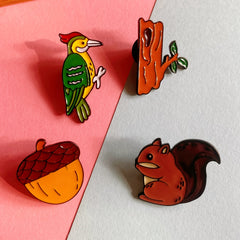 Animal Shaped Alloy Pins for Boys - Fun Holiday Gift
