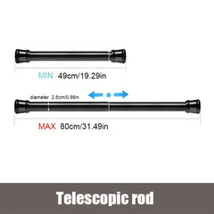 Telescopic Rod Strong Load-bearing Rob For Shower Curtain Clothes Drying