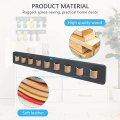Wood Sunglasses Storage Wall Mounted Eyeglasses Holder