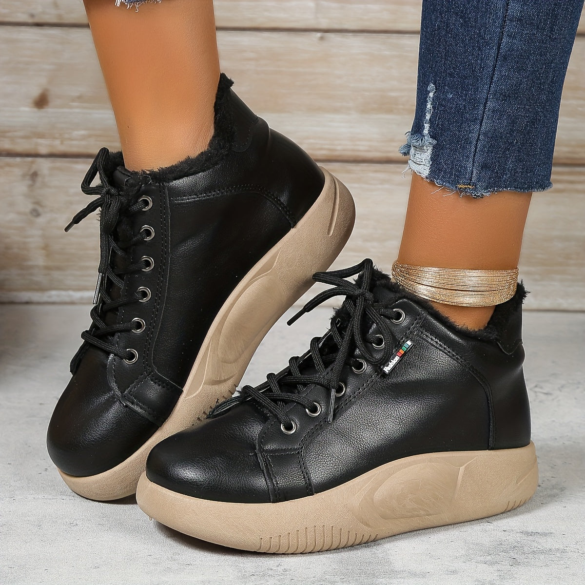 Women's Snow Boots Non-slip Warm Thickened Outdoor Short Boots