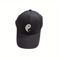 Yin Yang Embroidered Baseball Cap Hip Hop Sun Hat