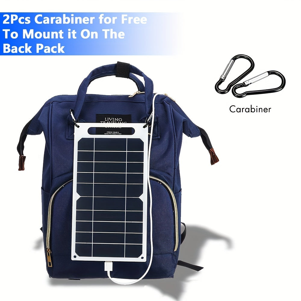 10W IP65 Waterproof Solar Power Charging Board USB Output 5V