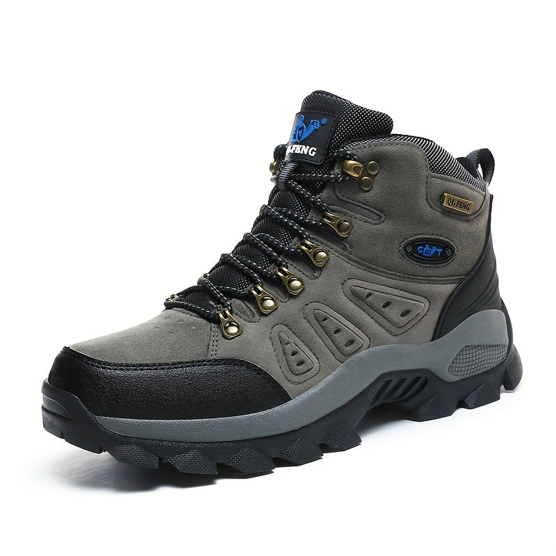 PLUS SIZE Unisex High Top Hiking Shoes Lace Up Durable Non Slip Casual Sneakers
