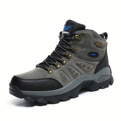 PLUS SIZE Unisex High Top Hiking Shoes Lace Up Durable Non Slip Casual Sneakers