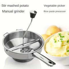 Stainless Steel Food Mixer Potato Masher Fruit Masher