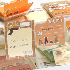 Cartoon Animal Sticky Notes 100 Sheets