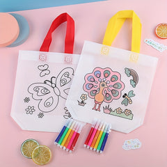 DIY Graffiti Bag Painting Kit Non-woven Creative Craft Material