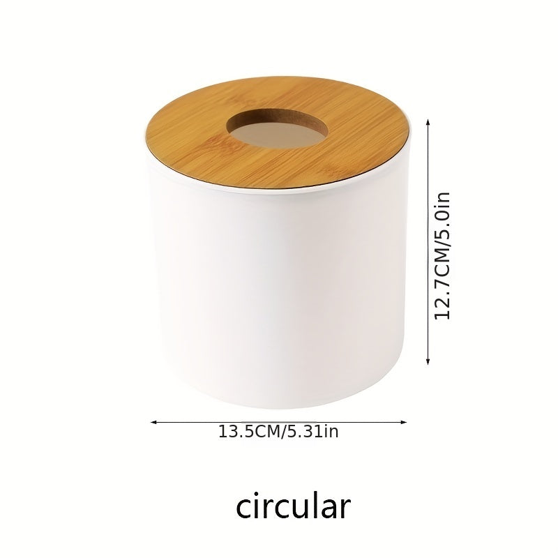 Wooden Tissue Box Stylish Napkin Holder for Home and Office