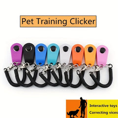 Pet Training Clicker with Wrist Strap - Improve Behavior and Communication