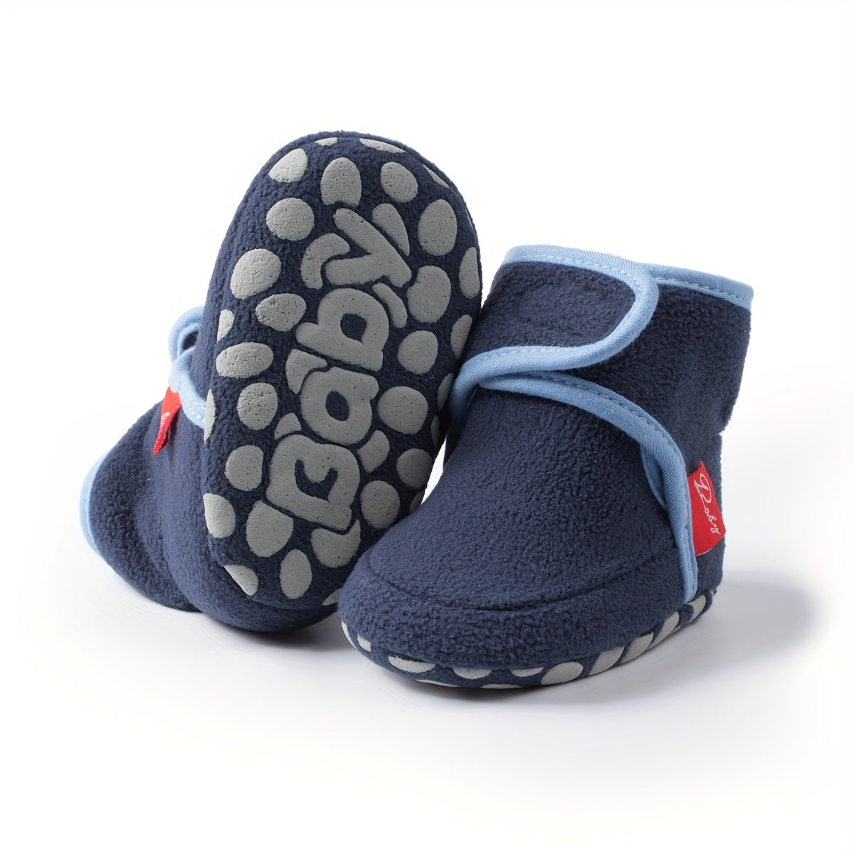 Lightweight Warm Fleece Baby Boys Boots for Indoor Walking